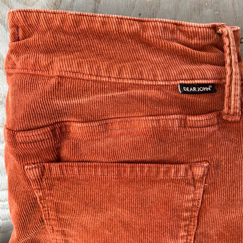 Dear John Rust Corduroy Flare Pants - Picture 7 of 9